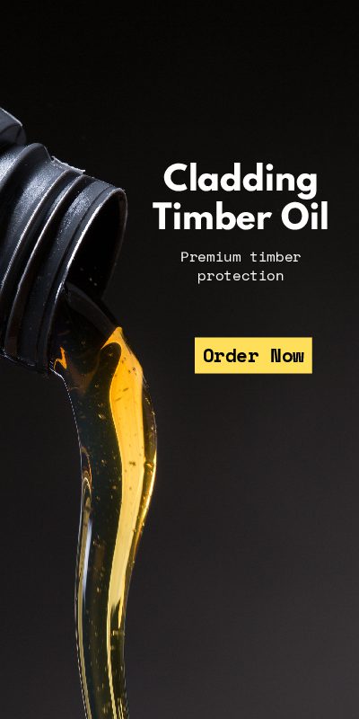 Cladding timber oil